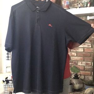 Tommy Bahama Polo shirt Size Xl Navy Blue good condition #13